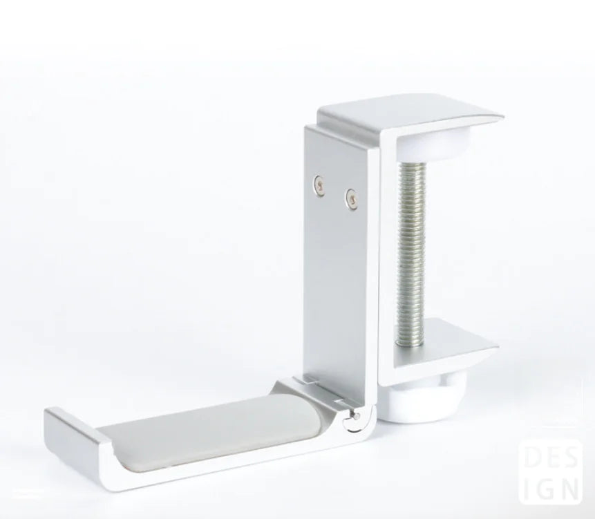 Metal Foldable Desktop Headphone Stand Wall Hook