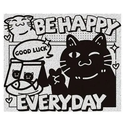 Cartoon PVC Door Mat for Home Entrance (Cuttable)