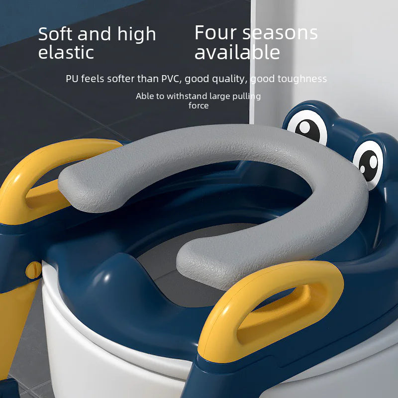 Children's Toilet Ladder and Folding Seat for Infants