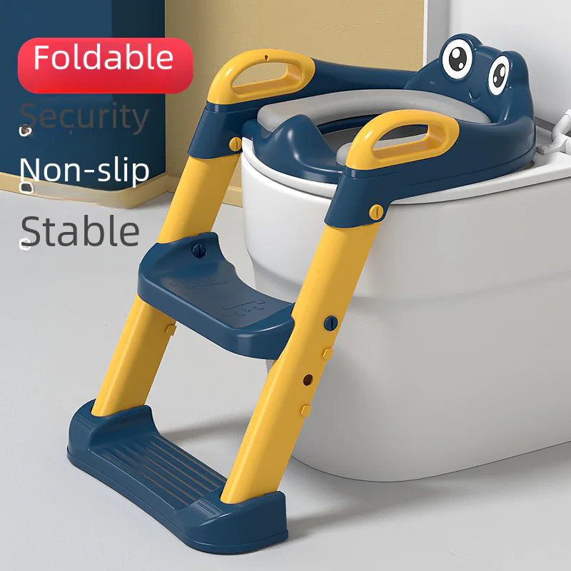 Children's Toilet Ladder and Folding Seat for Infants