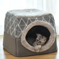 Pet Dog and Cat Bed Villa - Dual Use Space Capsule