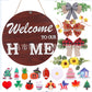 Wooden Welcome Wall Decor for Home and Door