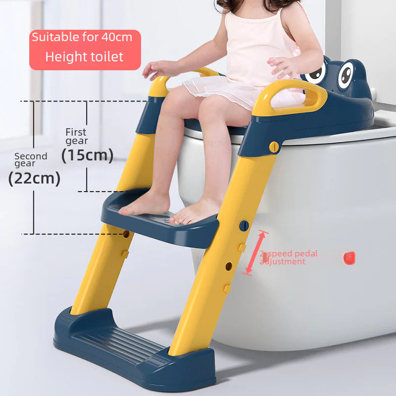 Children's Toilet Ladder and Folding Seat for Infants