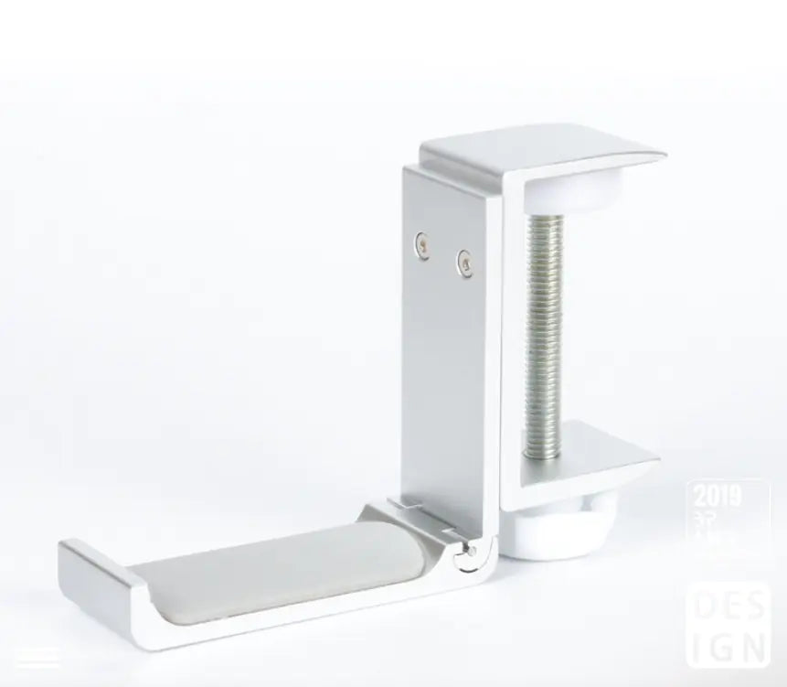 Metal Foldable Desktop Headphone Stand Wall Hook