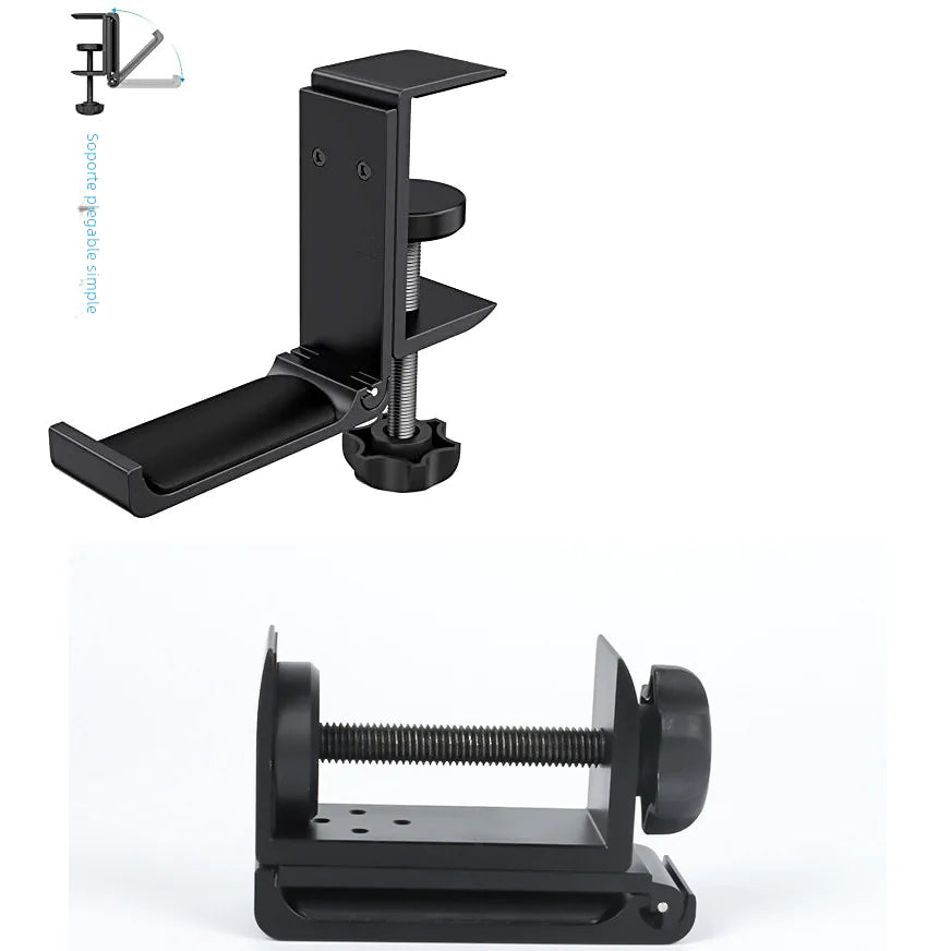 Metal Foldable Desktop Headphone Stand Wall Hook