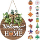 Wooden Welcome Wall Decor for Home and Door