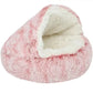 Semi-Closed Cat Bed with Universal Cover - Four Seasons Nest for Small Dogs and Pets