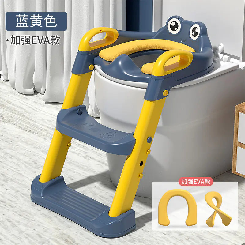Children's Toilet Ladder and Folding Seat for Infants